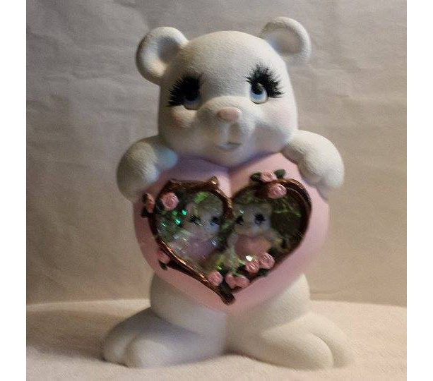 Heart Bear with two nesting bears