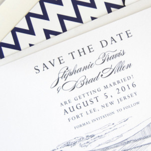 New York GWB Skyline Save the Dates (set of 25 cards)