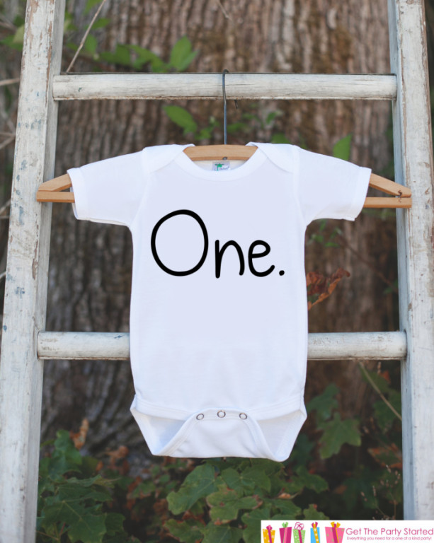 First Birthday Shirt for Boys - One First Birthday Onepiece For Boys's 1st Birthday Party - Boy Birthday Outfit - Kids First Birthday Top