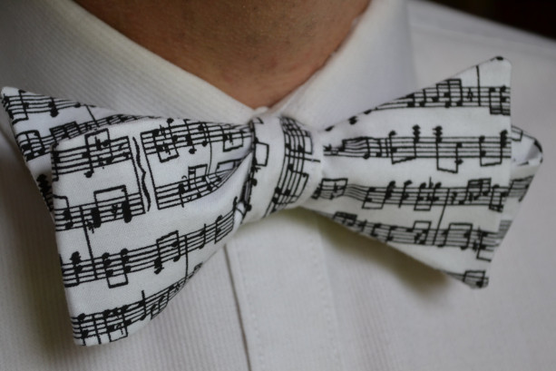 Music Bow Tie, Musical Bow Tie, Men's Bow Tie, Self-Tie Bow Tie, Self Tie Bow Tie, Men's Tie, Men's Necktie, Black Bow Tie, White Bow Tie,