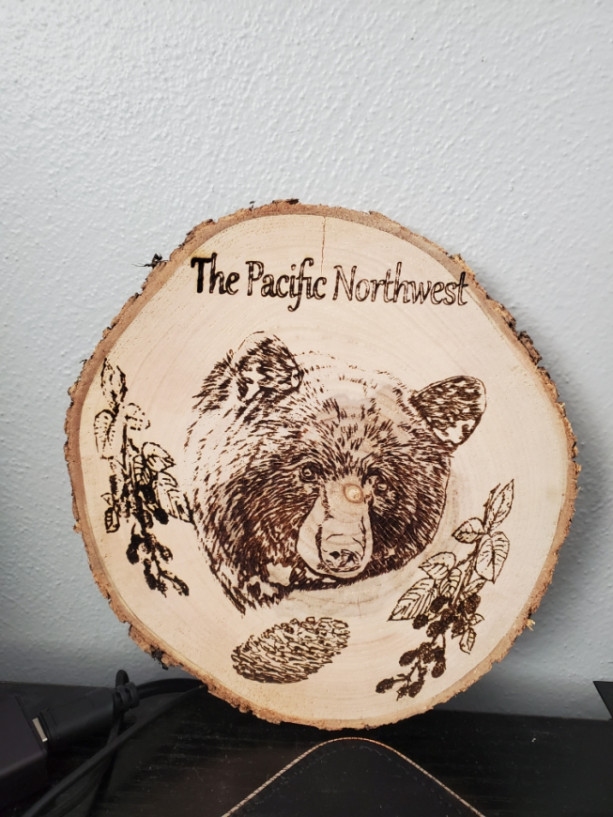 pacific northwest engraved 