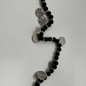 Tree of Life Lava Stone Anklet