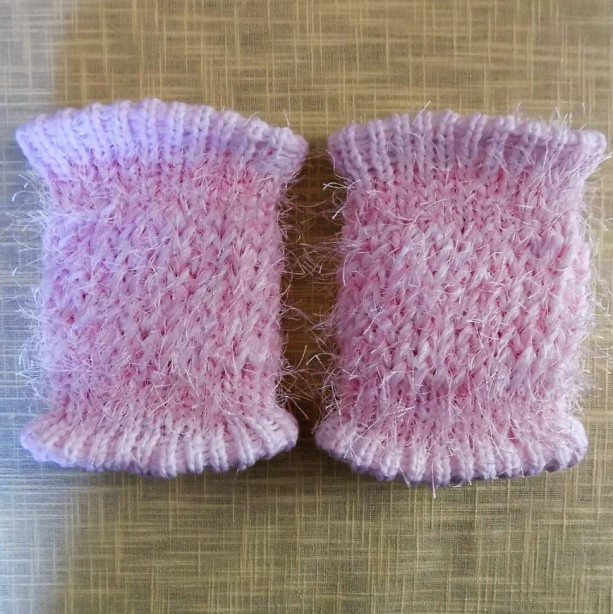 Pink Baby & Toddler Knit Leg Warmers