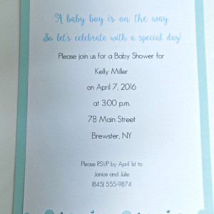 Hand-cut Layered Invitation in "bubbles" Style-Pack of 10-Perfect for Showers, Weddings, Sweet 16, Birthday, etc. Several Colors Available