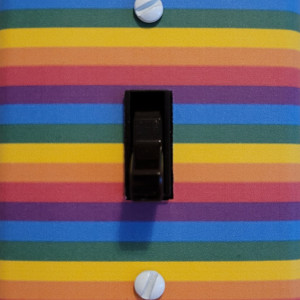 Pride Flag Light Switch Cover