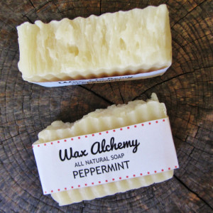 Peppermint All Natural Soap / Two 5 oz Bars