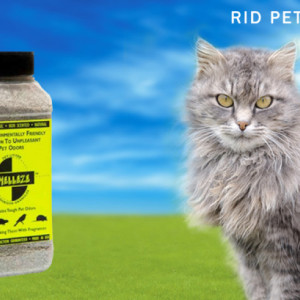 SMELLEZE Natural Pet Litter Odor Eliminator Deodorizer: 2 lb. Granules. Removes Dog Stench