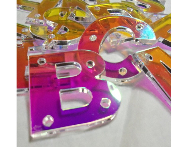 snapback letters,holographic,,laser cut letters,initial letters,name plates