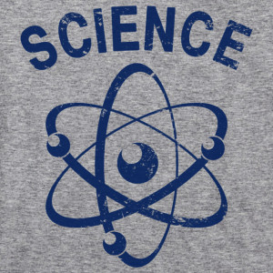 Science Men's T Shirt, Atoms Protons Neutrons Electrons Nucleus Mad Scientist Lab Unisex Cotton Tee Shirt