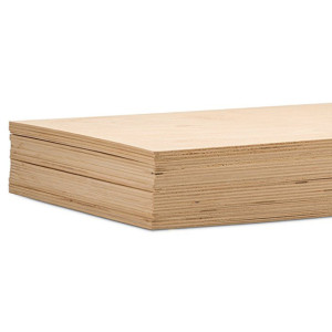 36 sheets 1/4 inch thickness 4 inch  W x 6 inch H Baltic Birch Plywood