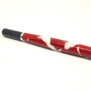Handcrafted Acrylic Crimson/White Rollester Roller Ball pen