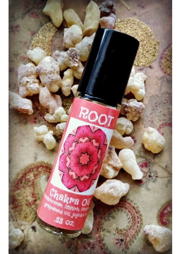 Root Chakra Oil ~ Spine, safety, awareness ~ Body ~ Grounding