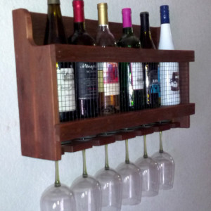 Wine Rack, Wine Storage, Handcrafted Wine Rack