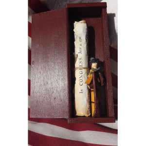 Handmade Mini American Frontiersman w/Accessories Gift Set