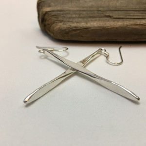 Silver Icicle Earrings