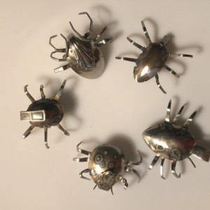 Up-Cycled Flatware Bugs by Jeffery Weatherford