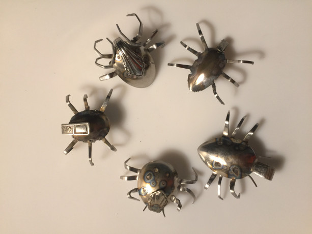 Up-Cycled Flatware Bugs by Jeffery Weatherford