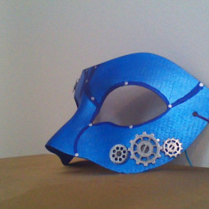 "Blue Gears" Cosplay/Masquerade Mask