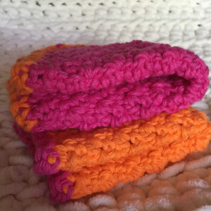 Hand Crochet Cotton Dish/Wash Cloths