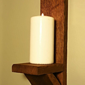 Beautiful handmade candle sconce