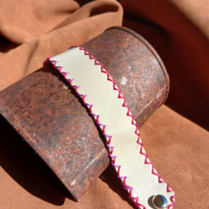 Basic Leather Snap Bracelet