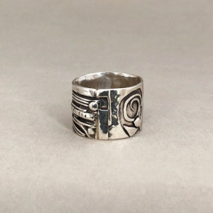 Fused Sterling Silver Band