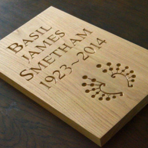 Custom Engraved Wood Plaque Sign 10x12 10 by 12