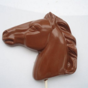 12 Large Horse Head Chocolate pops are made fresh to order