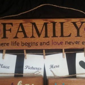 Family Picture Display