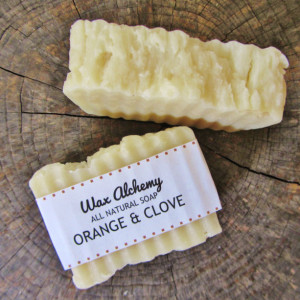 Orange Clove All Natural Soap / Two 5 oz Bars