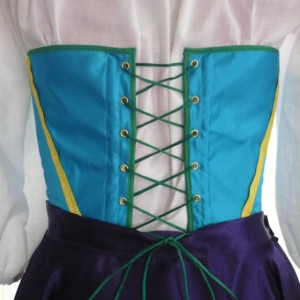 Esmeralda Gypsy Corset Made-to-Order Waist Size 26"-33"