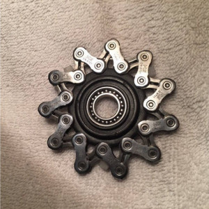 Bike Chain and Jockey Wheel Fidget Spinner