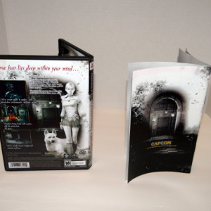 Playstation 2 Haunting Ground custom printed manual, insert & case
