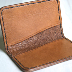 Slim Leather Wallet, Minimalist Card Wallet, Leather Card Wallet, Men's Leather Wallet, Leather Bifold Men's