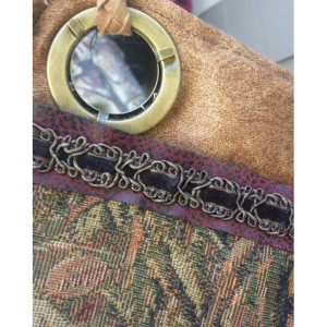 Handmade Upcycled OoaK  Wildlife Tapestry/Carpet Shoulder bag