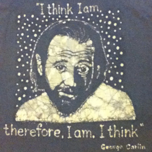 George Carlin Custom Batik Tshirt