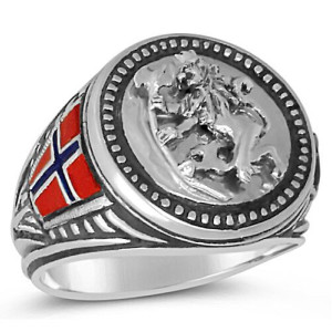 NORWEIGEN Lion ring sterling silver