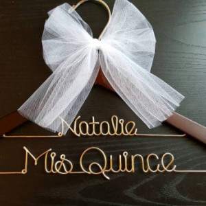 2 Line-. sweet sixteen Hanger, Name Hanger,mis quince Hanger,Personalized Hanger, 16th birthday gift, Party gift