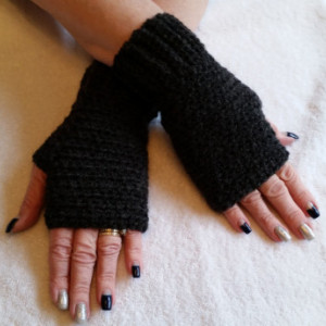 Fingerless Gloves - Wrist Warmers, Handmade Crochet, Many Colors
