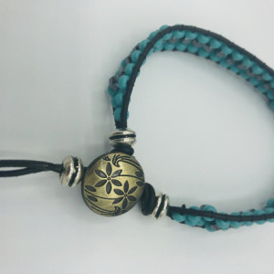 7” Southwest Turquoise Wrap Bracelet 