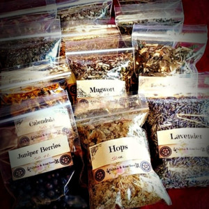create your own 12 pack of herbs ~ ORGANIC sustainable dried herbs / resealable bags / choose your own herbs READ LISTING