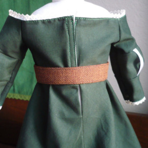 Merida Brave Inspired Scottish Princess Dress for 18" Doll