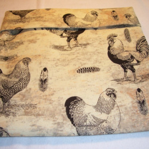 Roosters,Chickens Print Microwave Bake Potato Bag,Gifts,Housewarming,Baked Potato,Kitchen,Dining,Serving