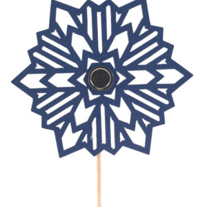 Snowflake Cupcake Toppers - Set of 12