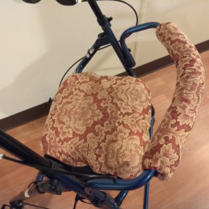 Walker seat cover and handle bar cover