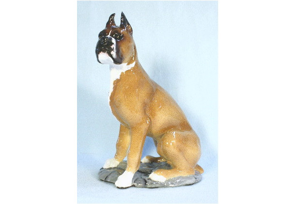 Boxer Dog Figurine Collectible