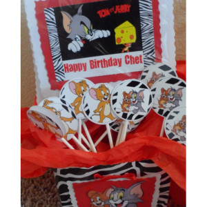 Tom And Jerry Cupcake Toppers