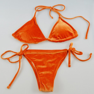 Velvet bikini set 