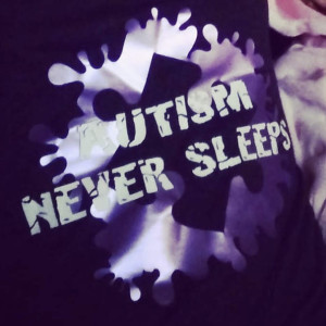 Autism Never Sleeps Racer Back Tank