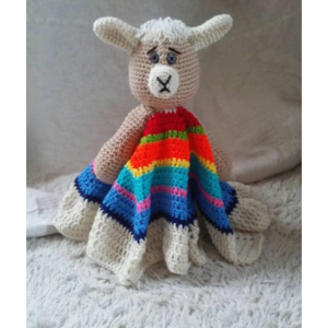 Crochet Llama Lovey, Baby Blanket, Comfort Blanket, Security Blanket, Baby Shower Gift